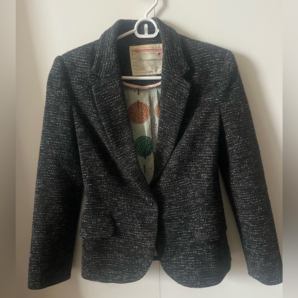 Anthropologie Tweed Blazer
